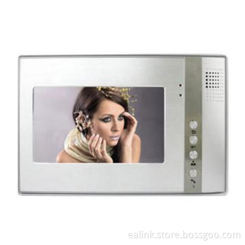 7\'\' color apartment video home intercom system with broadcast